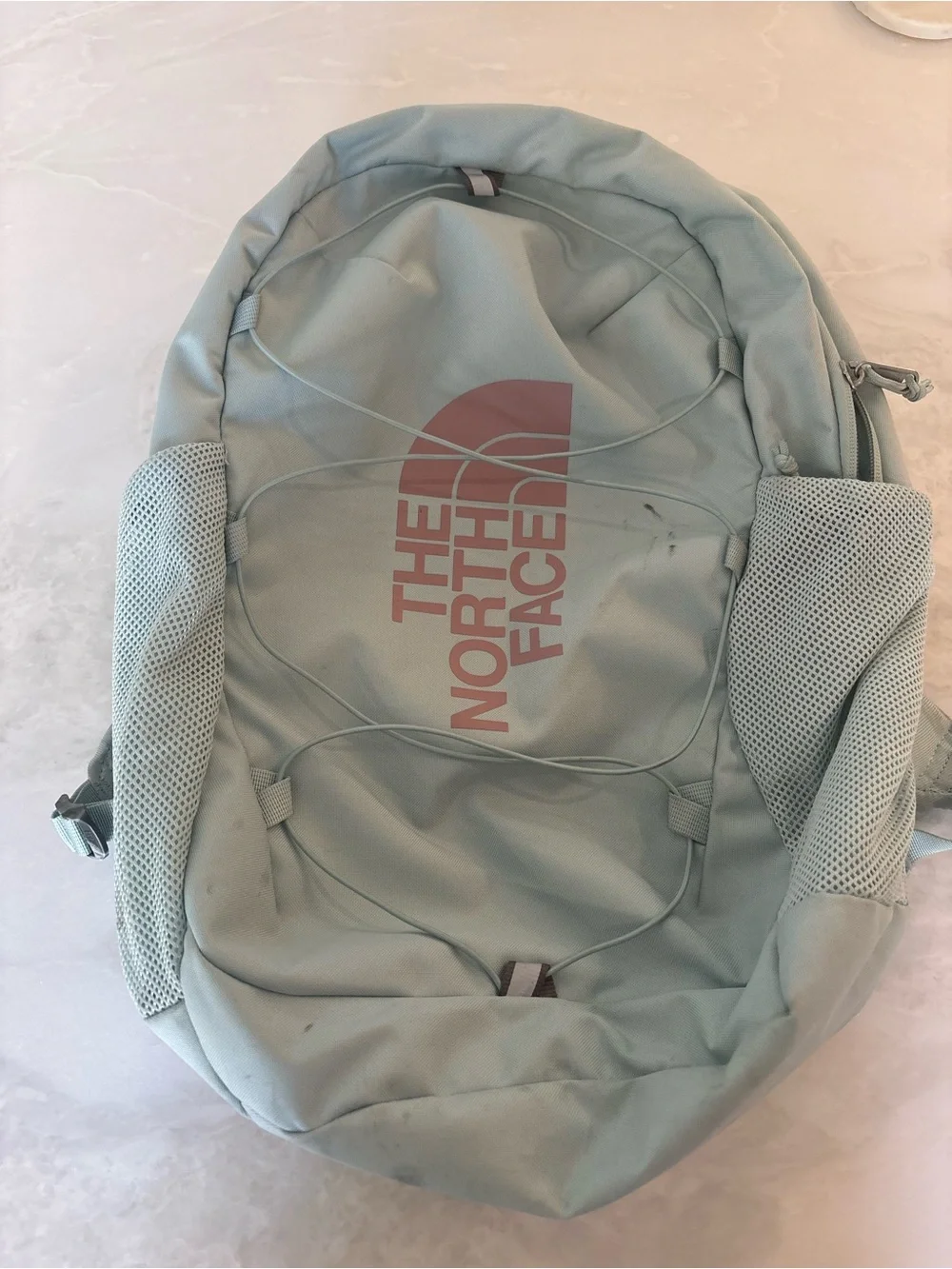 The North Face Kids Jester Light Blue Backpack with Logo